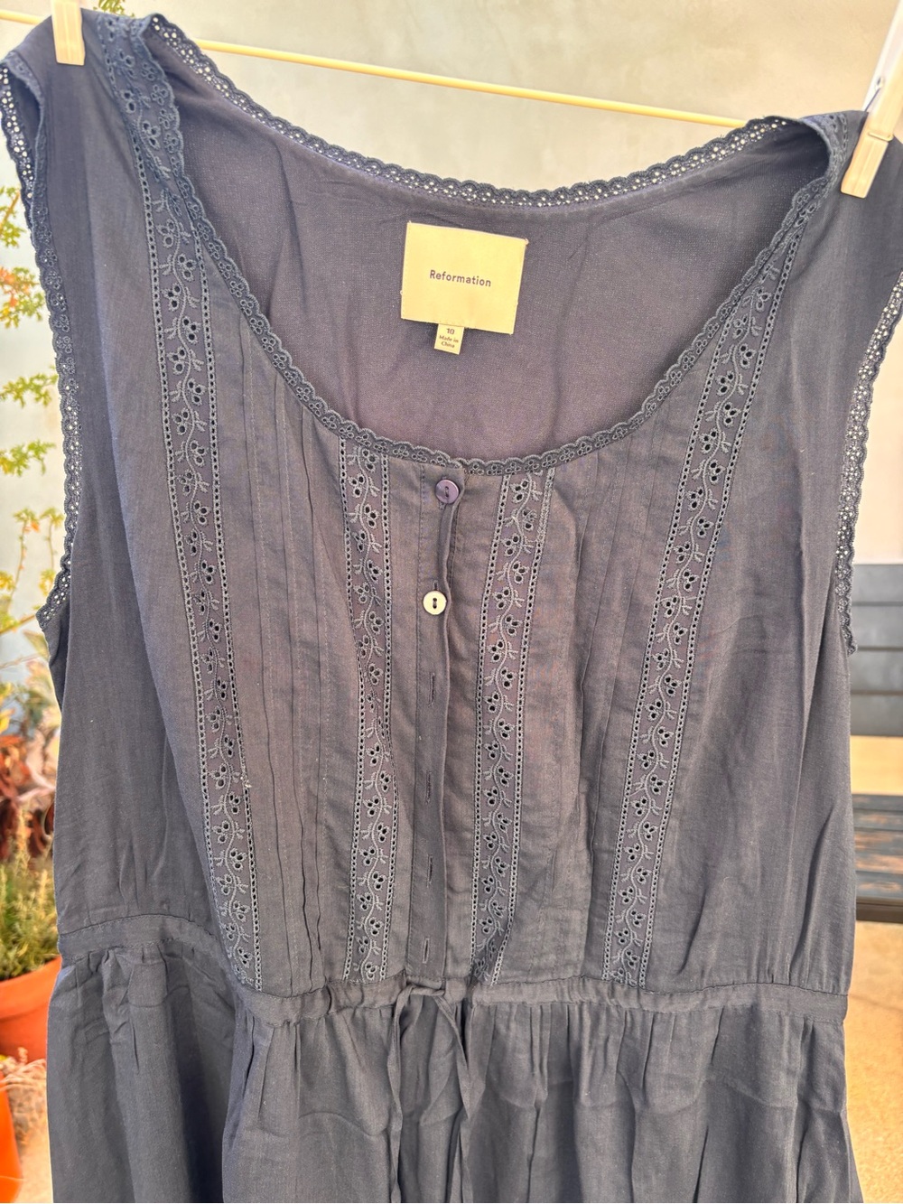 Reformation Navy Lonnie dress - Picture 6 of 6